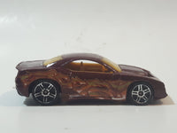 2009 Hot Wheels Flip & Crash Duel Rapid Transit Metallic Dark Red Die Cast Toy Car Vehicle
