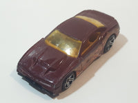 2009 Hot Wheels Flip & Crash Duel Rapid Transit Metallic Dark Red Die Cast Toy Car Vehicle