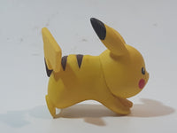 2015 Tomy Nintendo Pokemon Pikachu 1 1/2" Long PVC Toy Figure