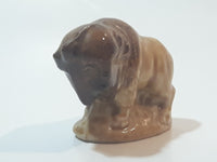 Vintage Wade England Red Rose Tea Buffalo Bison Mini Figurine