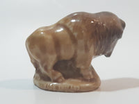 Vintage Wade England Red Rose Tea Buffalo Bison Mini Figurine