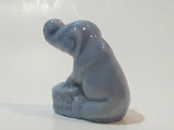 Vintage 1970s Wade England Whimsies Circus Animals Elephant Blue Miniature Figurine