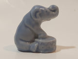 Vintage 1970s Wade England Whimsies Circus Animals Elephant Blue Miniature Figurine