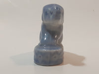 Vintage 1970s Wade England Whimsies Circus Animals Elephant Blue Miniature Figurine