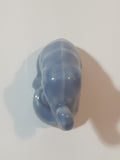 Vintage 1970s Wade England Whimsies Circus Animals Elephant Blue Miniature Figurine