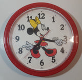 Vintage Lorus Quartz Disney Minnie Mouse Hands 10 1/4" Wall Clock