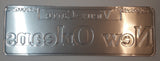 New Orleans Vieux-Carre Embossed Metal Street Sign