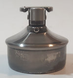 Vintage Medieval Knight Helmet Shaped Heavy Metal Table Top Gas Lighter with Inner Storage