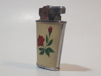 Vintage Firefly Rose Pattern Lighter Made in Japan