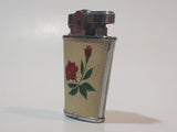 Vintage Firefly Rose Pattern Lighter Made in Japan