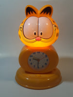 Rare Garfield Shaped 7 1/2" Tall Light Up Alarm Clock