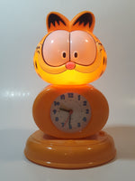 Rare Garfield Shaped 7 1/2" Tall Light Up Alarm Clock