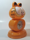 Rare Garfield Shaped 7 1/2" Tall Light Up Alarm Clock