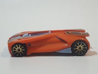 2007 Hot Wheels Track Stars Antracite Orange Die Cast Toy Car Vehicle