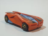 2007 Hot Wheels Track Stars Antracite Orange Die Cast Toy Car Vehicle