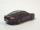 Rare 2009 Matchbox Porsche 911 Turbo Metalflake Maroon Die Cast Toy Car Vehicle