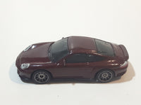 Rare 2009 Matchbox Porsche 911 Turbo Metalflake Maroon Die Cast Toy Car Vehicle