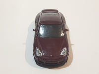 Rare 2009 Matchbox Porsche 911 Turbo Metalflake Maroon Die Cast Toy Car Vehicle