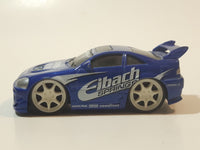 2002 Hot Wheels Tunerz Honda Civic Eibach Springs Blue Die Cast Toy Car Vehicle