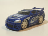 2002 Hot Wheels Tunerz Honda Civic Eibach Springs Blue Die Cast Toy Car Vehicle