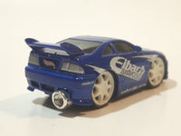 2002 Hot Wheels Tunerz Honda Civic Eibach Springs Blue Die Cast Toy Car Vehicle