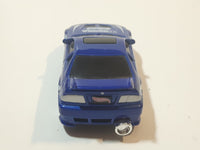 2002 Hot Wheels Tunerz Honda Civic Eibach Springs Blue Die Cast Toy Car Vehicle