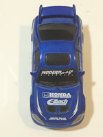 2002 Hot Wheels Tunerz Honda Civic Eibach Springs Blue Die Cast Toy Car Vehicle