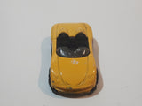 2002 Hot Wheels MX48 Turbo Yellow Die Cast Toy Car Vehicle