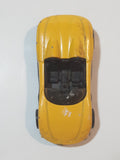 2002 Hot Wheels MX48 Turbo Yellow Die Cast Toy Car Vehicle