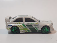 2019 Hot Wheels Nightburnerz Escort Rally White Die Cast Toy Car Vehicle