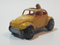 1989 Hot Wheels Auto Magic Baja Bug Volkswagen VW Beetle Metalflake Gold Die Cast Toy Car Vehicle