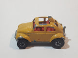 1989 Hot Wheels Auto Magic Baja Bug Volkswagen VW Beetle Metalflake Gold Die Cast Toy Car Vehicle