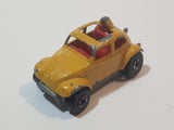 1989 Hot Wheels Auto Magic Baja Bug Volkswagen VW Beetle Metalflake Gold Die Cast Toy Car Vehicle