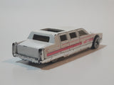 1991 Hot Wheels Limozeen White Die Cast Toy Car Limousine Limo Vehicle