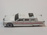 1991 Hot Wheels Limozeen White Die Cast Toy Car Limousine Limo Vehicle