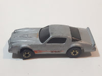 1982 Hot Wheels Chevrolet Camaro Z28 Metalflake Grey Die Cast Toy Muscle Car Vehicle Hong Kong