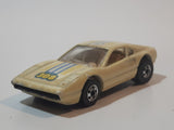 1989 Hot Wheels Color Racers Street Beast Race Bait 308 Cream Ferrari Die Cast Toy Car Vehicle BW