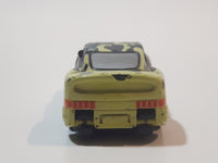 1990 Galoob Micro Machines Porsche 959 #5 Black and Yellow 2 1/2" Long Die Cast Toy Car Vehicle