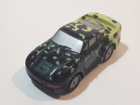 1990 Galoob Micro Machines Porsche 959 #5 Black and Yellow 2 1/2" Long Die Cast Toy Car Vehicle