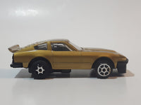 Vintage No. B14 Nissan 280 ZX Shell Gold Pull Back Die Cast Toy Car Vehicle Made in Macau