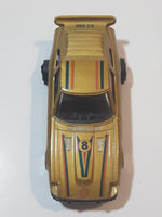 Vintage No. B14 Nissan 280 ZX Shell Gold Pull Back Die Cast Toy Car Vehicle Made in Macau