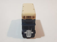 1980s Lledo Promotional Model Double Decker Bus Van Houten's Cocoa Blue and Cream Die Cast Toy Car Vehicle