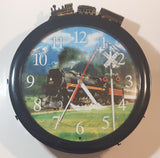 1995 American Pacific Railway Lights Sound and Motion 11 1/2" Wall Clock Missing Parts