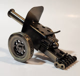 Military Cannon 7" Metal Ornament Sculpture