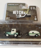 2019 Greenlight Collectibles Series 16 Limited Edition Hitch & Tow 1972 Jeep CJ-5 and Tear Drop Trailer Die Cast Toy Car Vehicle New in Package