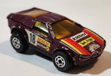 Majorette Motor Bosch Kleber AGIP Bilstein #18 Dark Purple Die Cast Toy Car Vehicle
