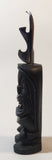 Vintage Coco Joe's #298 Tiki God Carved Black Lava Rock Bottle Opener