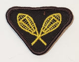 Girl Guide Brownies Snowshoes Embroidered Fabric Patch Merit Badge