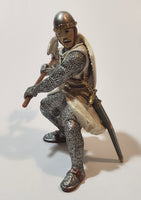 2003 Schleich Medieval Knight with Battle Axe and Shield 3 1/2" Tall Toy Figure