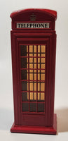 TC 8689 Red Metal Phone Box Telephone Booth Coin Bank